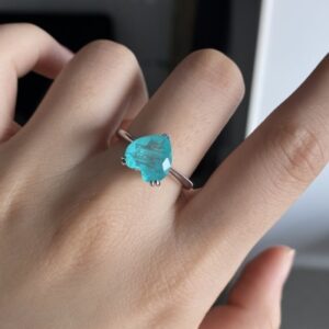 Anillo Turmalina Corazón